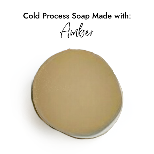 Cold Process Soap with Amber Fragrance Oil