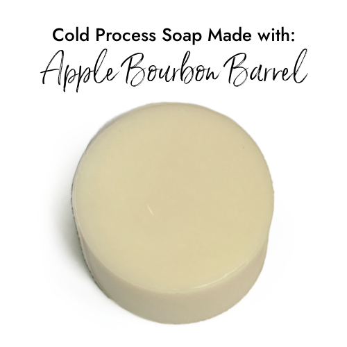 Apple Bourbon Barrel Fragrance in Cold Process Soap