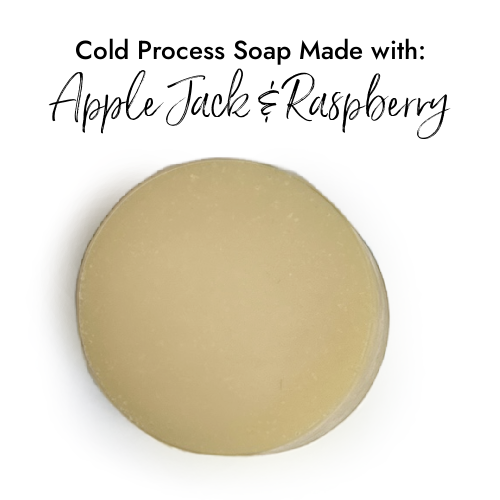 Cold Process Soap with Apple Jack & Raspberry Fragrance Oil