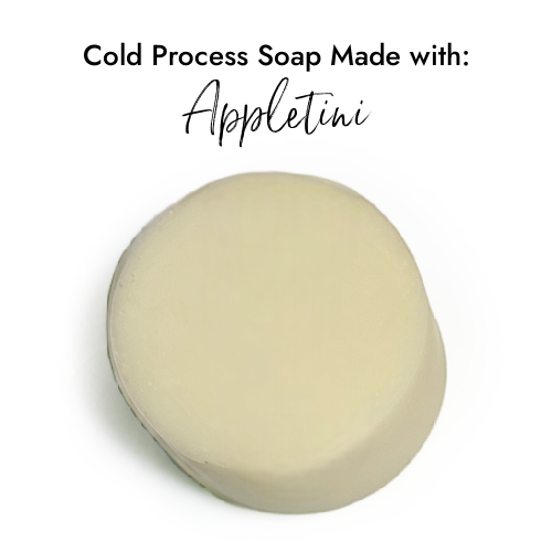 Appletini Fragrance Oil in Cold Process Soap