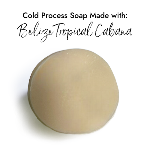 Belize Tropical Cabana Fragrance in Cold Process Soap