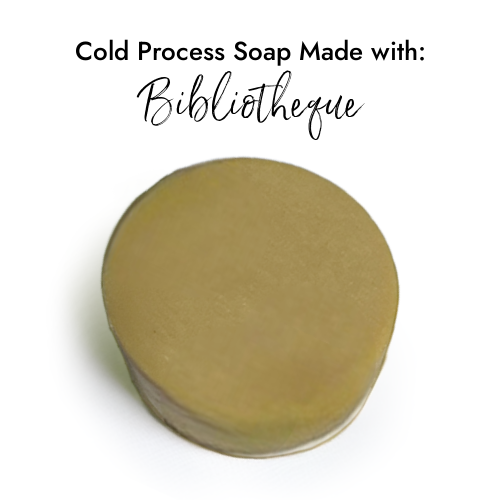 Bibliotheque Fragrance in Cold Process Soap