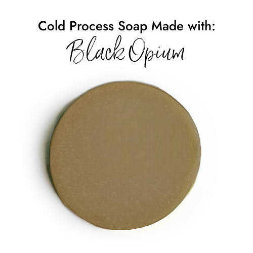 Black Opium Fragrance in Cold Process Soap