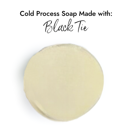 Black Tie Fragrance in Cold Process Soap