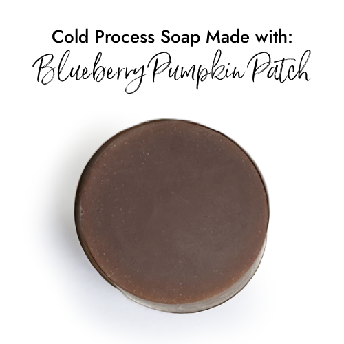 Blueberry Pumpkin Patch Fragrance in Cold Process Soap