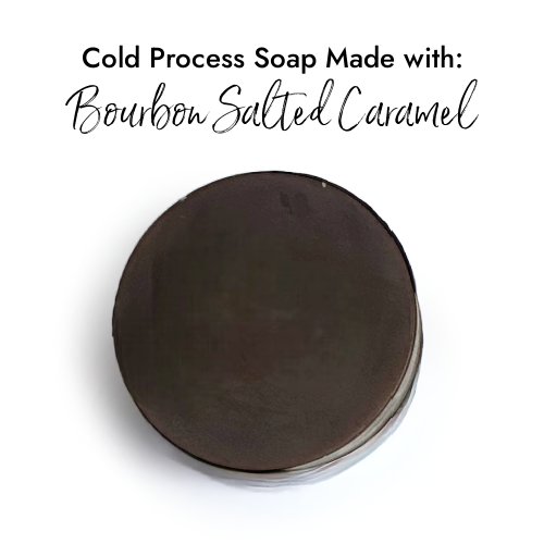Bourbon Salted Caramel Fragrance in Cold Process Soap
