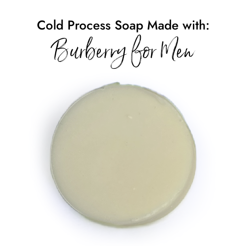 Burberry Men Fragrance in Cold Process Soap