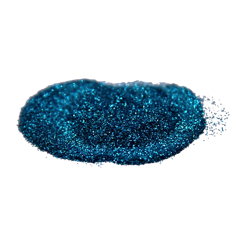 Azure Bright Blue Glitter