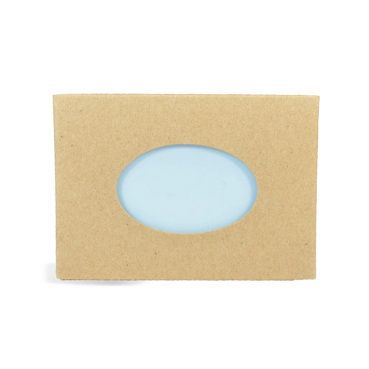 Rectangle Soap Box With Window - Kraft Color