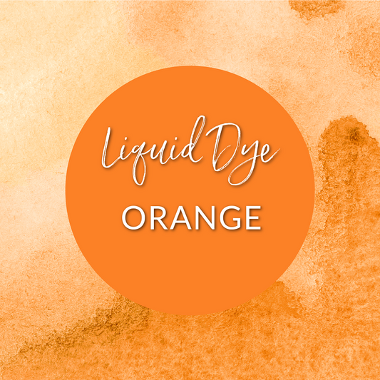 Orange Liquid Craft Dye for Candles, Resins, and more