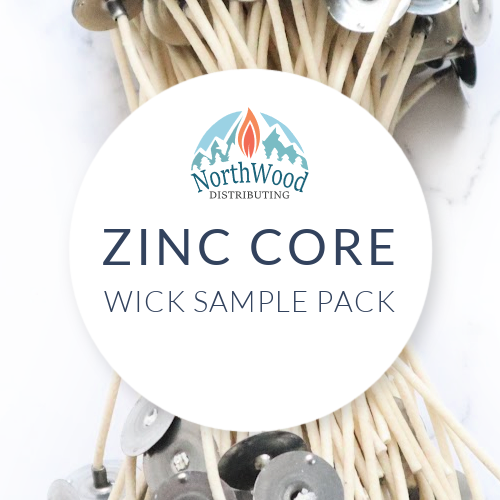 6 Zinc Core Candle Wicks - Zinc Candle Wicks 60-44-18 Z / 500