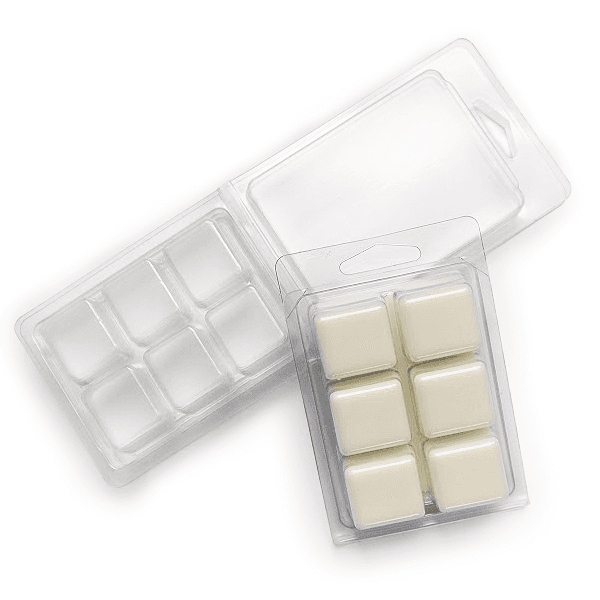 25 Packs Wax Melt Clamshells Molds Wax Melt Containers 6 Cavity