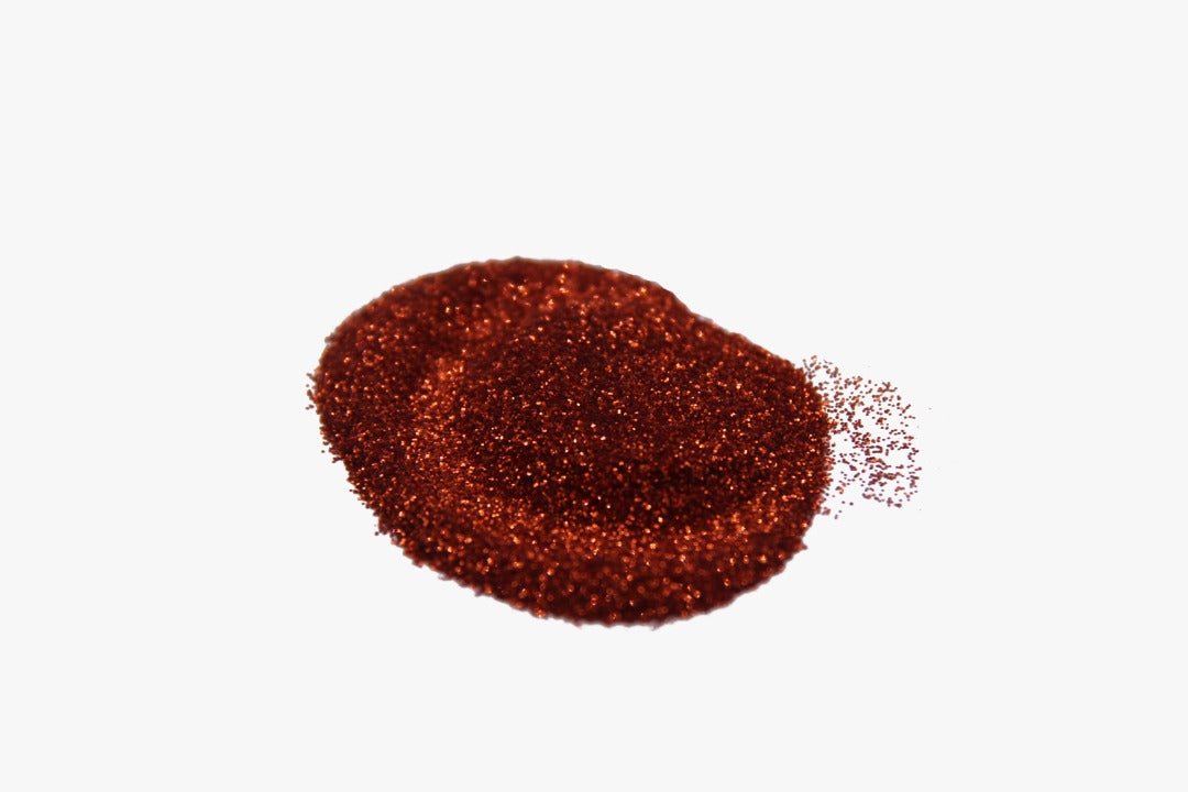 Orange glitter
