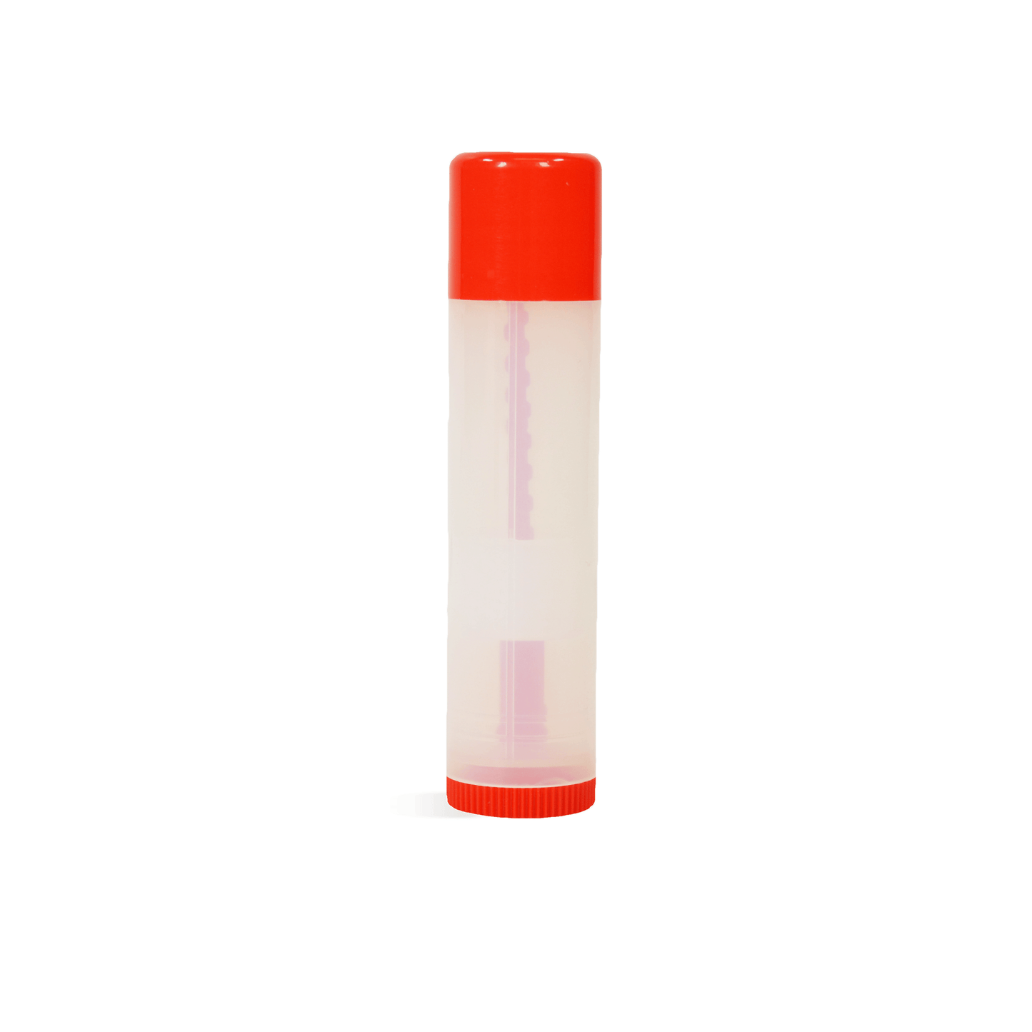 Round Lip Balm Tube with Red Cap & Dial