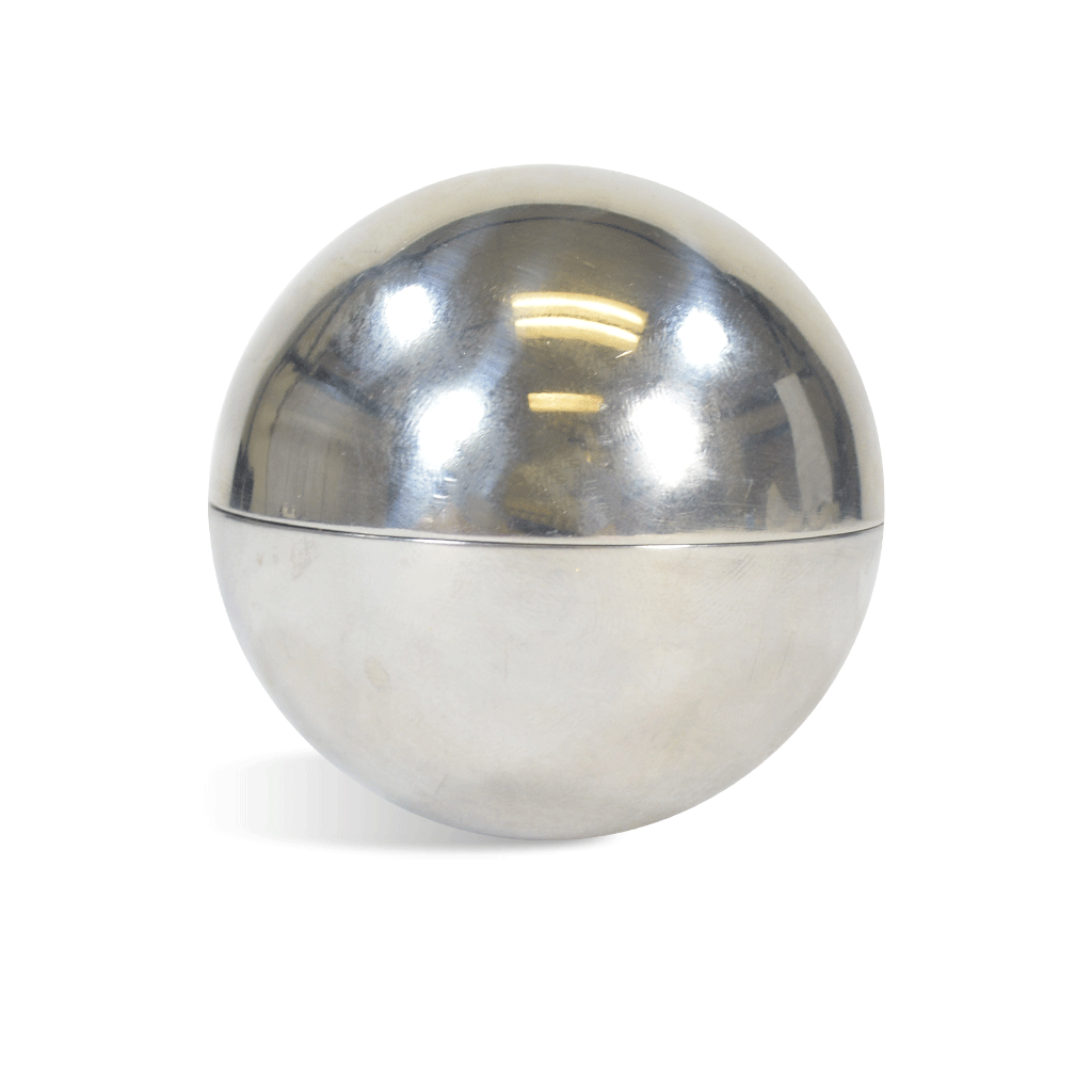 Bath Bomb Mold - 2 Round Stainless Steel Sphere Mold