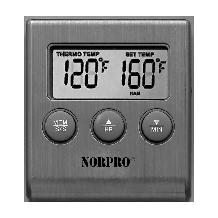 Digital thermometer with wired probe