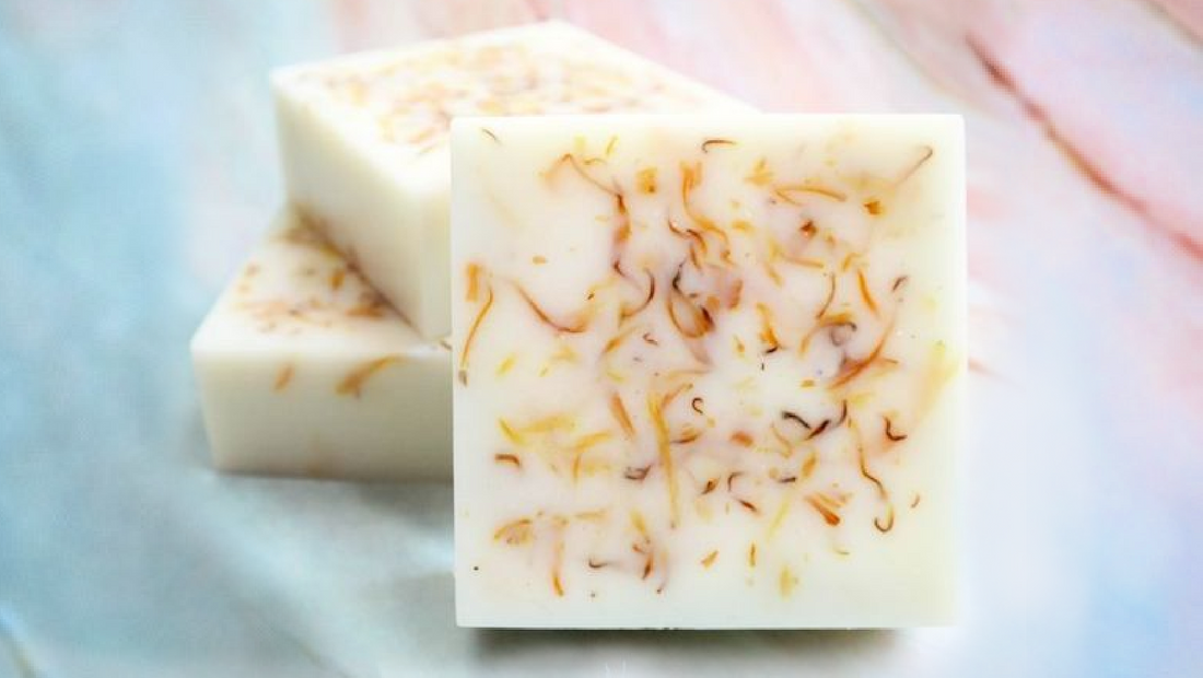 how to make calendula Petal Soap