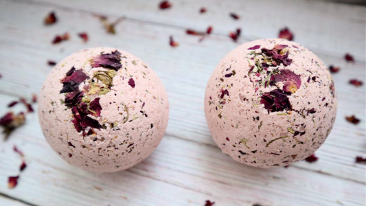 how to make floral bath bombs