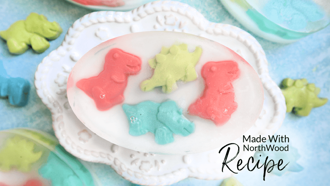 Dinosaur Embed Soap Recipe