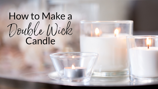 how to make double wick candles