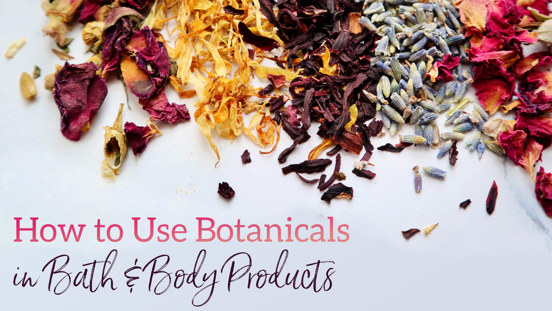 how to use botanical ingredients in bath products