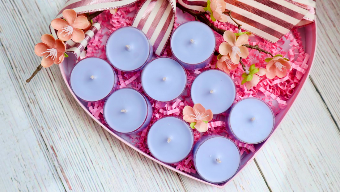 how to make tea light candles for valentine's day