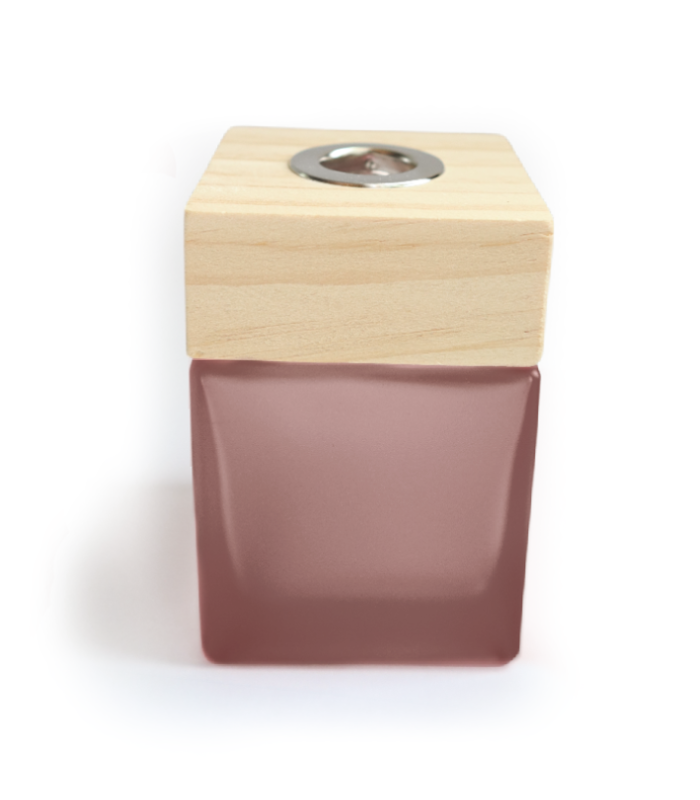 Frosted Glass Diffuser Bottle - Brown