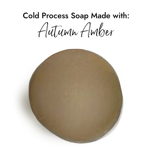 Autumn Amber Fragrance Oil in Cold Process Soap
