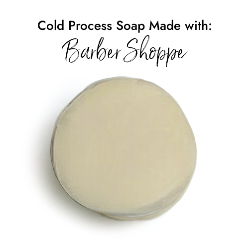 Barber Shoppe Fragrance in Cold Process Soap
