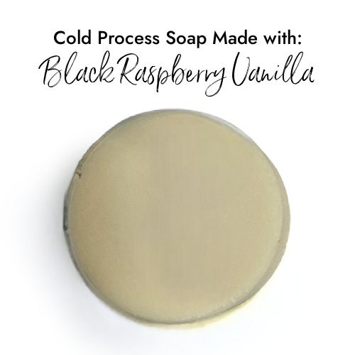 Black Raspberry Vanilla Fragrance in Cold Process Soap