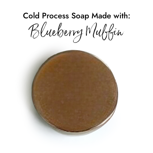 Blueberry Muffin Fragrance in Cold Process Soap