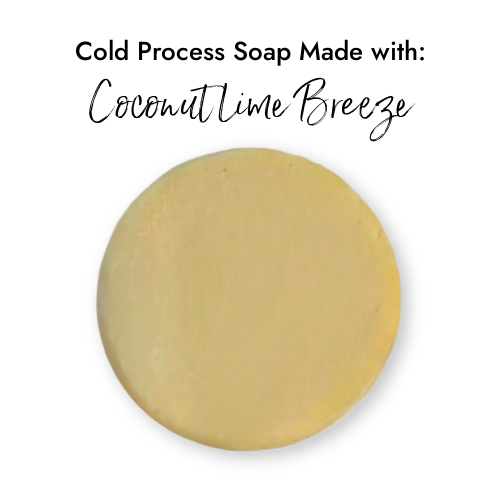 Coconut Lime Breeze Fragrance Oil in Soap