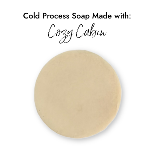 Cozy Cabin Fragrance Oil in Soap