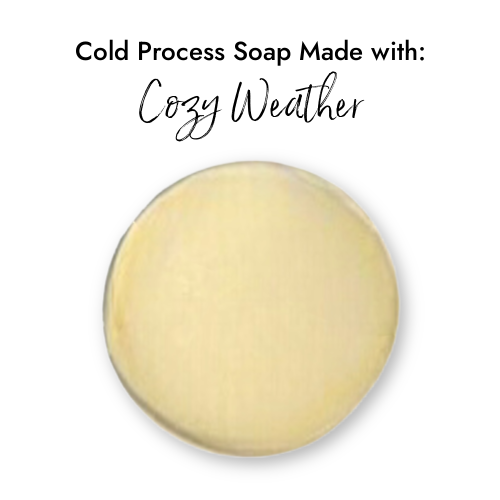 Cozy Weather Fragrance Oil in Soap