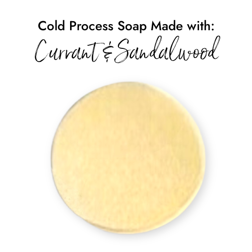 Currant and Sandalwood Fragrance Oil in Soap