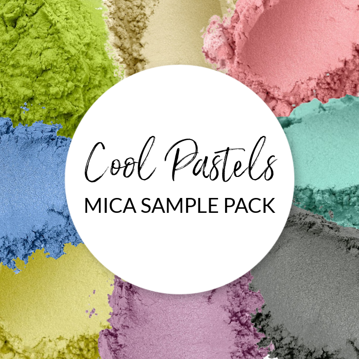 Cool Pastel Colors Mica Sample Pack