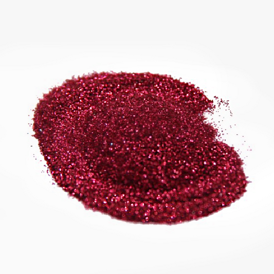 Raspberry Red Glitter