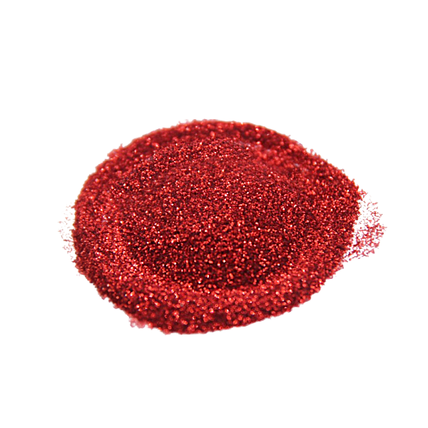 Scarlet Red Glitter 