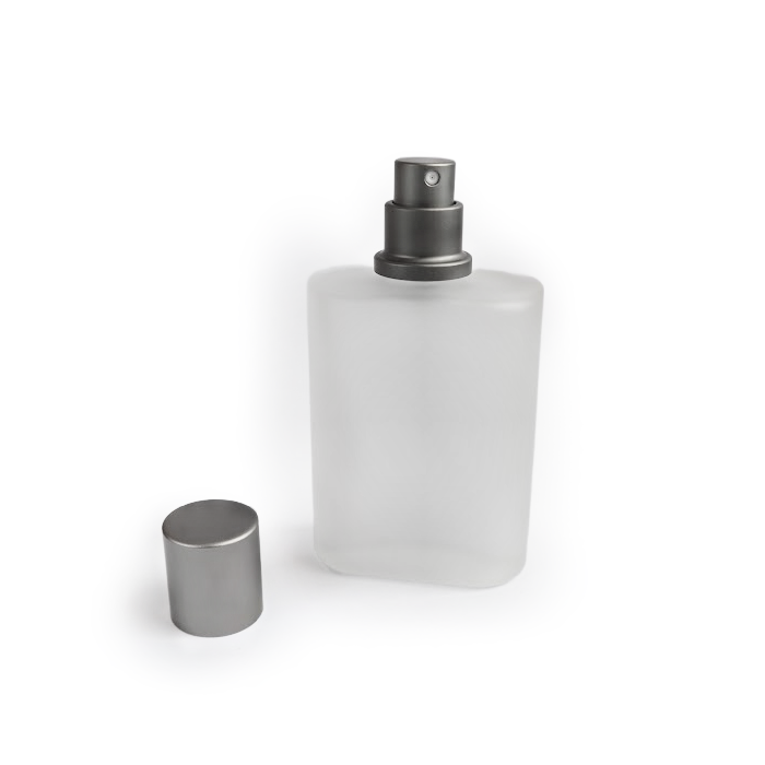 Frosted Glass Refillable Cologne Bottle