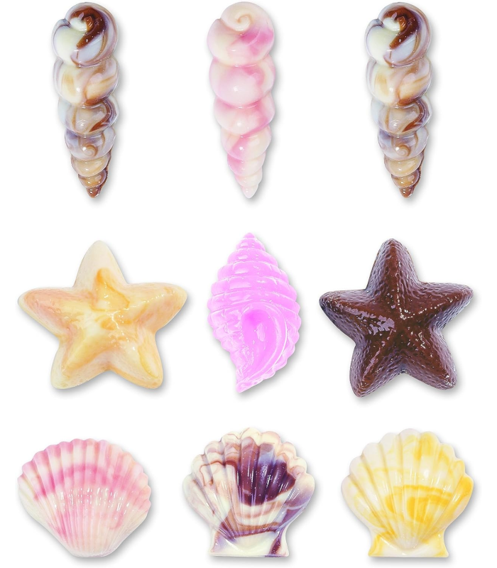 seashell candy mold shapes