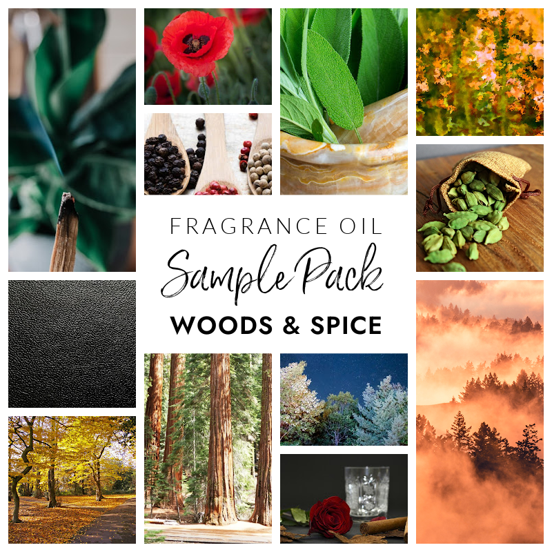 Woods and Spice Fragrance Oil Sample Pack
