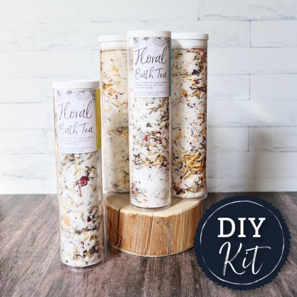 Floral bath salt DIY Kit