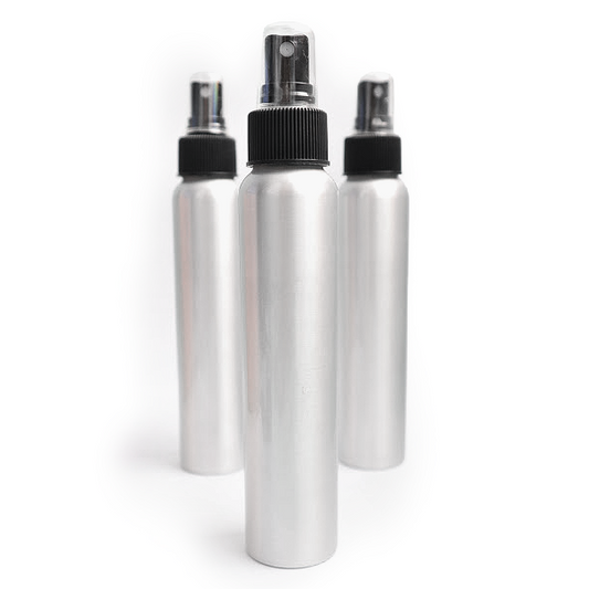 4 oz Aluminum Fine Mist Spray Bottle