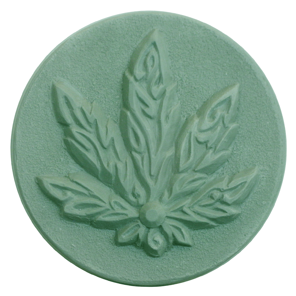 Round Cannabis Soap Mold