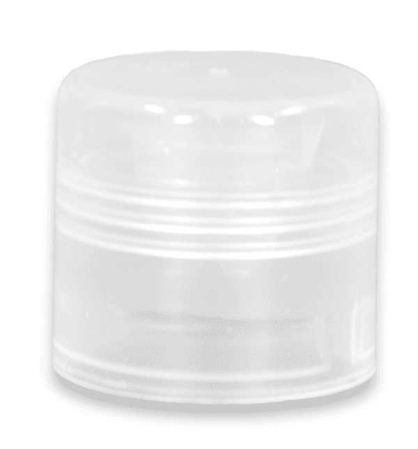 Clear Cap - Round Lip Balm Tube