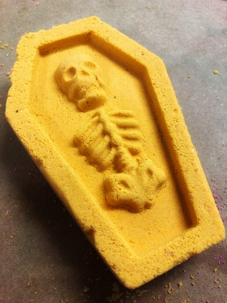 Skeleton Coffin Halloween Bath Bomb Mold