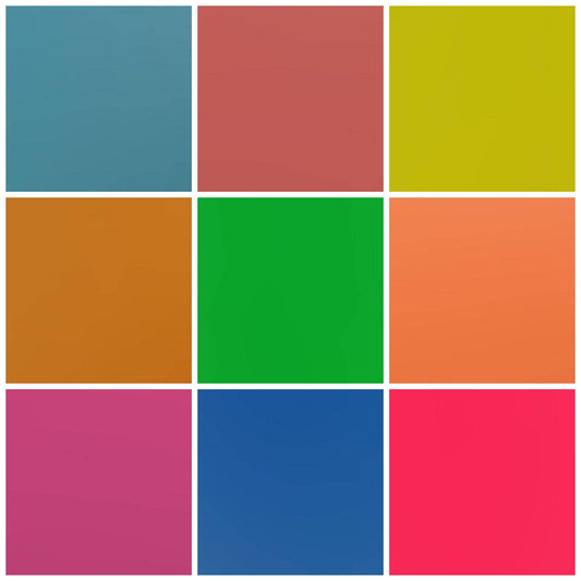 9 Color Fluorescent Dye Chip Sample Pack