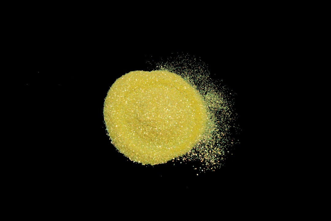Lemon Yellow Glitter