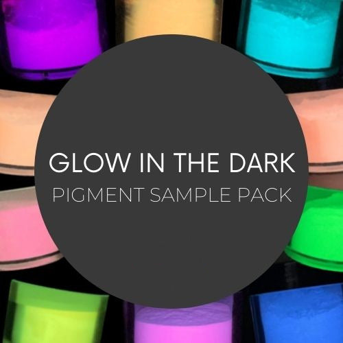 Glow in the dark powder sample pack