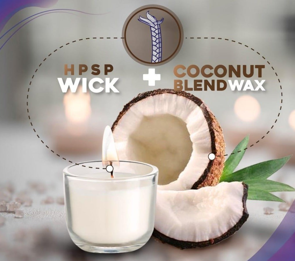 let's make a coconut wax candle, start to finish ✨ #candletok #Spotlig, Candle